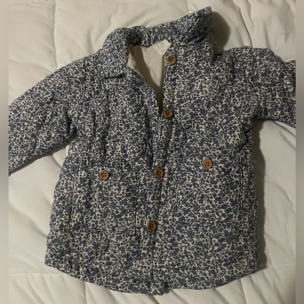 H&M 18 MO toddler girl quilted jacket